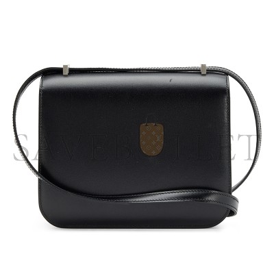 HERMES MASTER CONSTANCE 18 BLACK BOX PALLADIUM HARDWARE (19*15*4cm)
